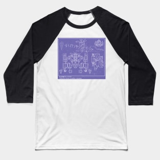 Lagann Blueprint Baseball T-Shirt